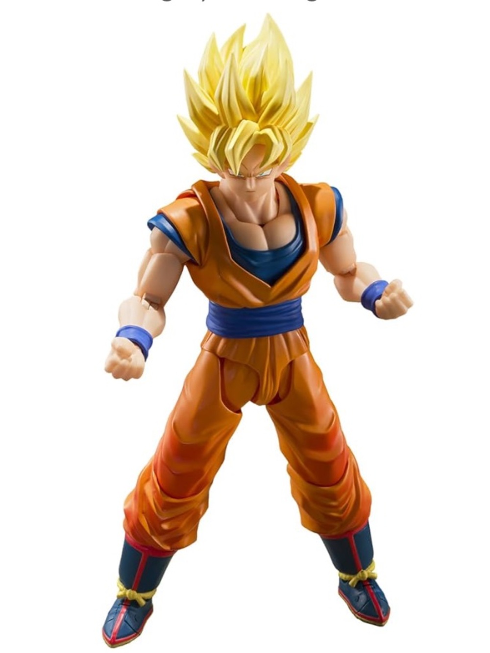 S.H.Figuarts Super Saiyan Goku Figure - Orange & Yellow